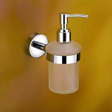 Stresa Brass Holder With Glass Soap Dispenser