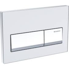 Flush Button Magnus Glass White