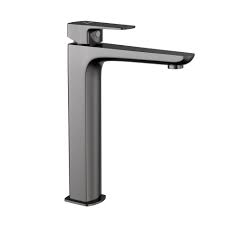 High-leg Basin Mixer Gun Black