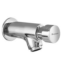 Wall-in Self-closing Water Tap Chrome