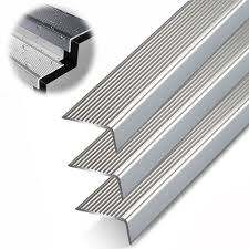 Aluminium Step Tread with Rubber – Grey