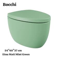 Wall Hung WC Pan Etna (Combo) – 1116-033-0129 (Mat Mint Green):