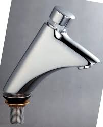 Self-closing Tap Water Saving Time Polished Chrome
