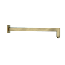 Shower Arm – 380 mm Brass (Soft Brass Finish)