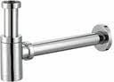 Brass Bottle Trap – Chrome Finish