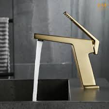 Single Lever Basin Mixer Brushed Gold