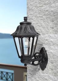 Black E27 (40W) - 5112 wall-mounted outdoor lantern