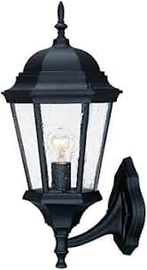 Black E27 (60W) - 6005 outdoor wall light