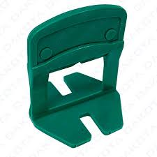 Tile Spacer Clip 1mm – Green Two-Level Leveling System (250 Pcs/Pack) | Model TER04-4309EB1