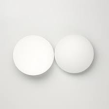 Flush Button Futura White & Silver Flush Plate - Slovenia (634850)