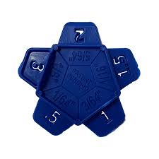 Penta Tile Spacer – Multi-Size (1/64" to 1/8")