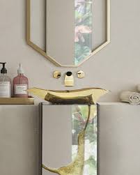 VM1087 Bathroom Mirror – 550×900mm | Gold Stainless Steel Frame (No Light)