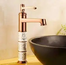 Basin Mixer Brass High (Rose Gold) BuyonBudget
