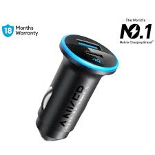 Anker 323 Car Charger (52.5W)Black -(A2735011)