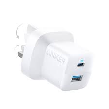 Anker 323 Charger 33W (20W USB-C + 12W USB -A) (A2331K21)-White