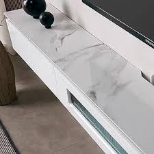 Under Cabinet MG-01 – White Marble Finish | 100mm Depth (Model 90562)