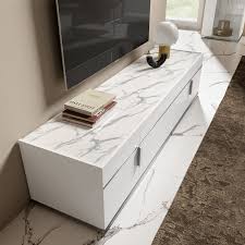 Under Cabinet MG-01 – White Marble Finish | 120mm Depth (Model 90563)