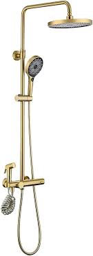Shower Set Brushed Gold