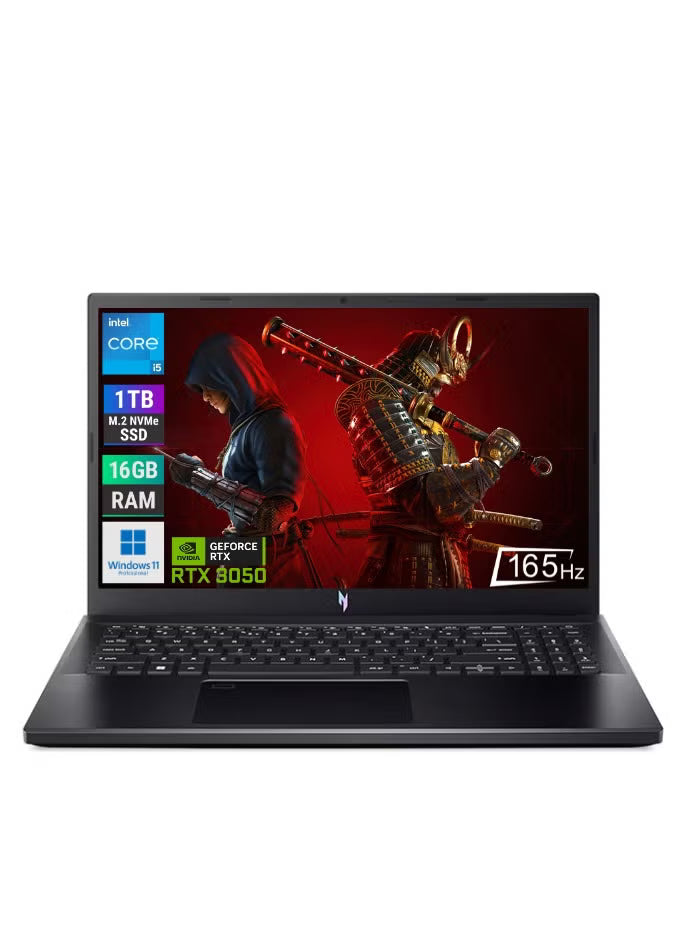 Acer Nitro V 15 Gaming Laptop – Core i5-13420H, 16GB DDR5 RAM, 1TB SSD, RTX 3050 6GB, 15.6-Inch FHD 165Hz, Windows 11 Pro