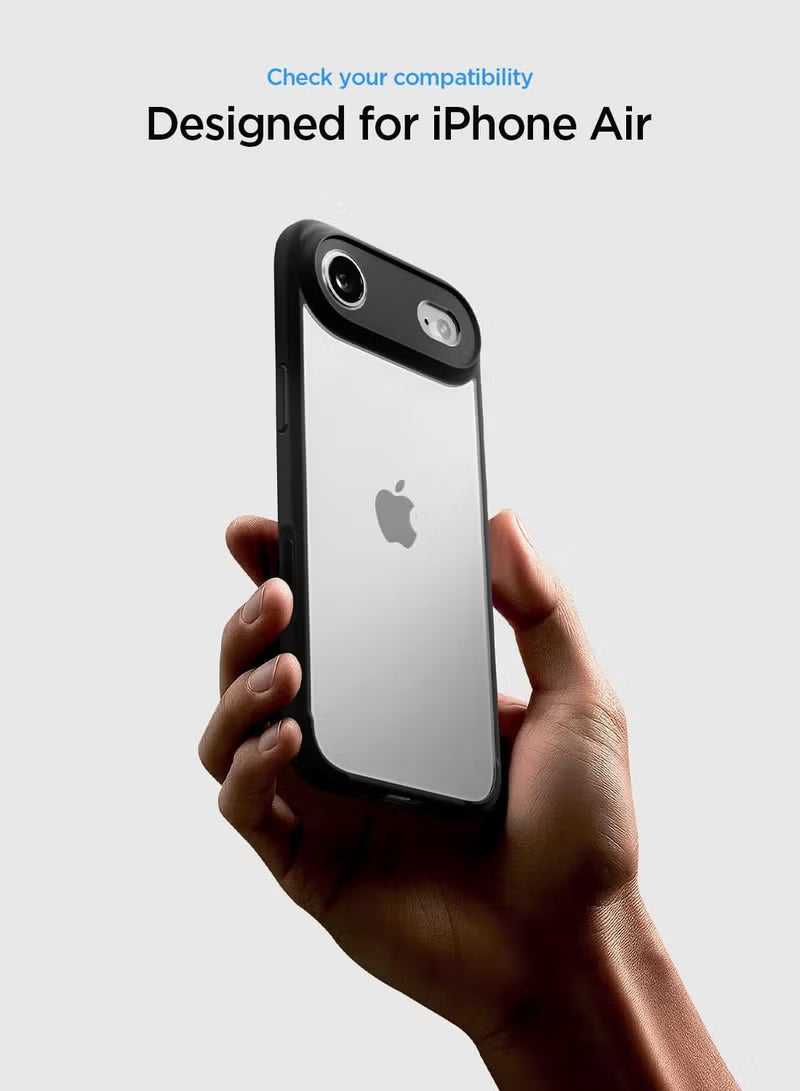Ultra Hybrid iPhone 17 Air Case Cover (2025) - Matte Black