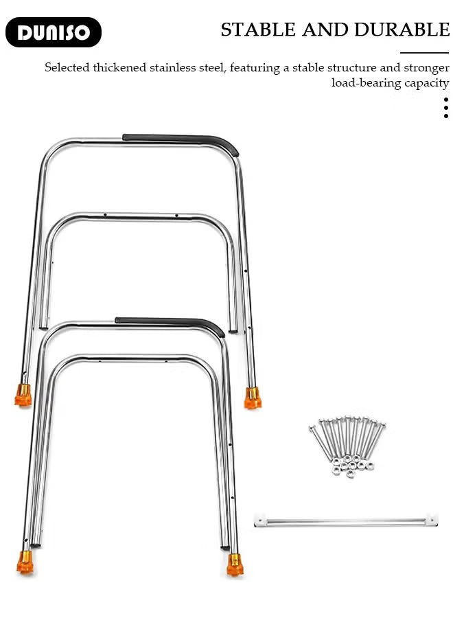 Toilet Safety Frame with Armrests