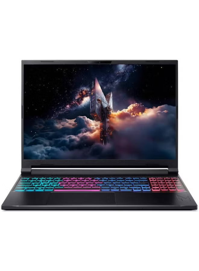 Acer Nitro V16S Gaming Laptop Intel Core 7 240H, 16GB RAM, 1TB SSD, RTX 5060 8GB, 16" WUXGA 180Hz IPS Display, RGB Keyboard – Black