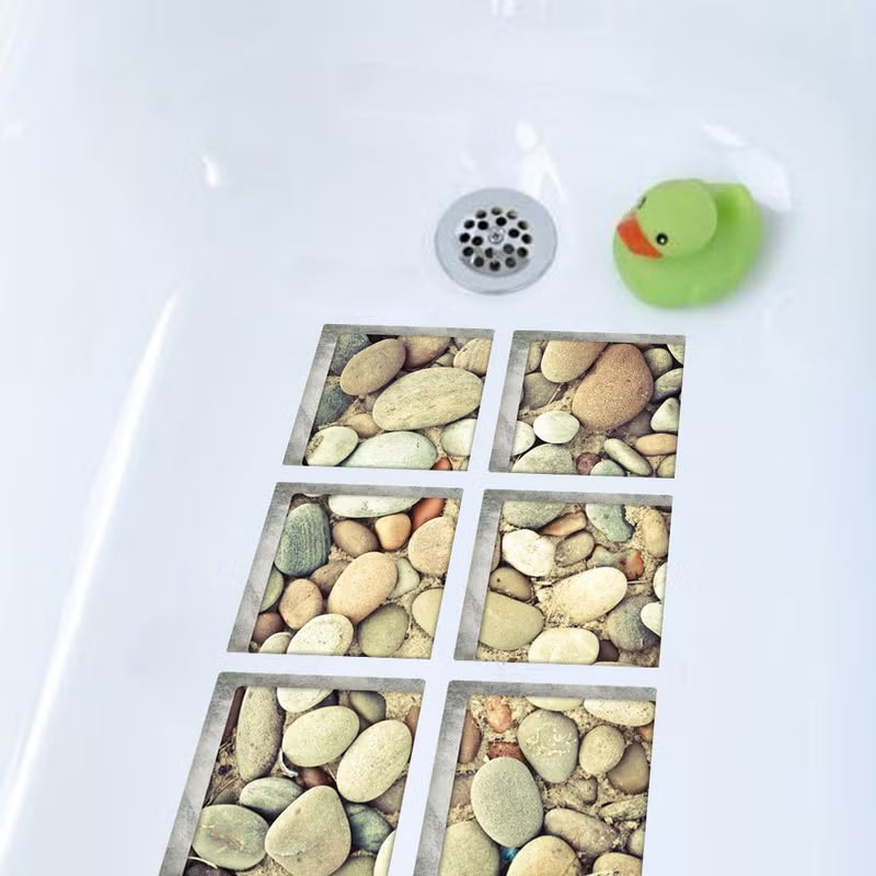 ChezMax Cobblestone Bath Treads Stickers