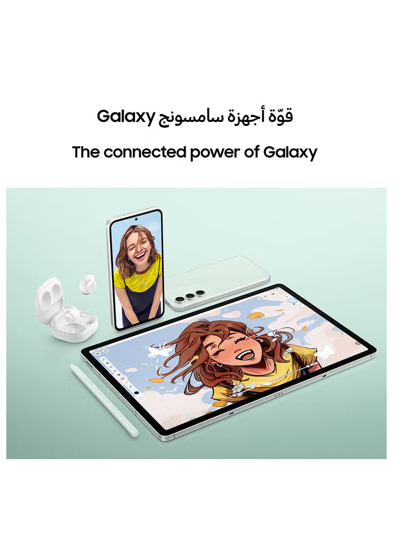 Galaxy Tab S9 FE Plus Mint Green 12GB RAM 256GB Wifi - Middle East Version