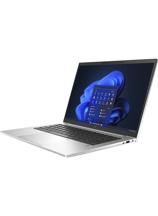 HP EliteBook 840 G9 14-Inch FHD Business Laptop, Intel Core i7-1255U, 16GB RAM, 512GB SSD, Intel Iris Xe Graphics, Windows 11 Pro, English/Arabic, Silver