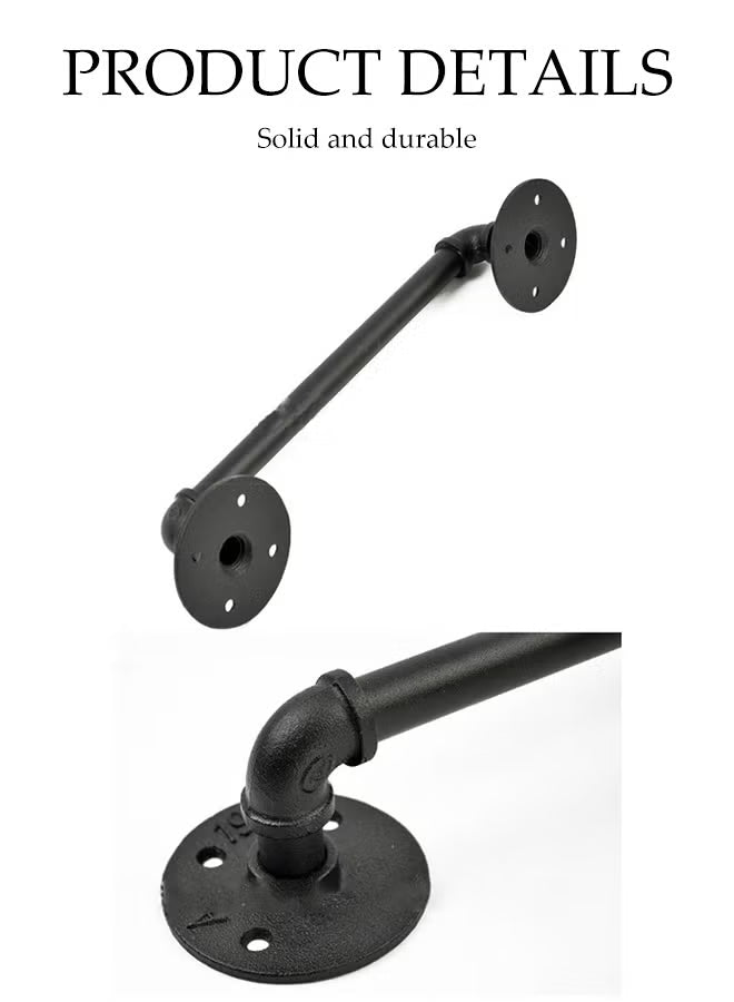 Metal Industrial Pipe Wall Handrail