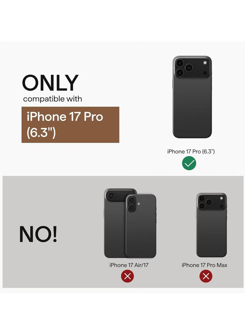 pitaka for iPhone 17 Pro Case 6.3" with Camera Control Button, Compatible with MagSafe, Ultra-Slim Case with Caseless Touch Feeling, 1500D Aramid Fiber Woven, Milky Way Galaxy