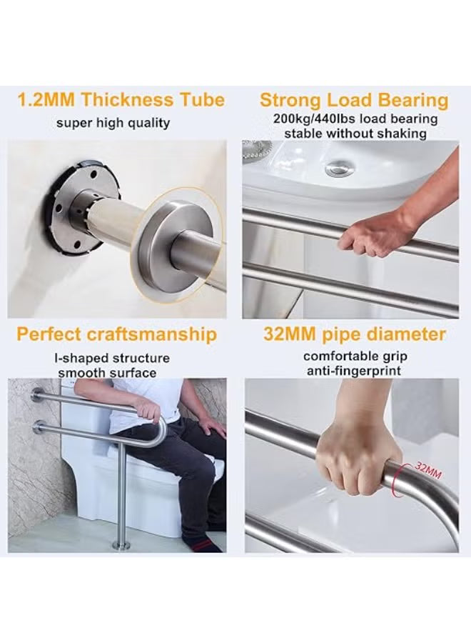 Stainless Steel Toilet Grab Bar