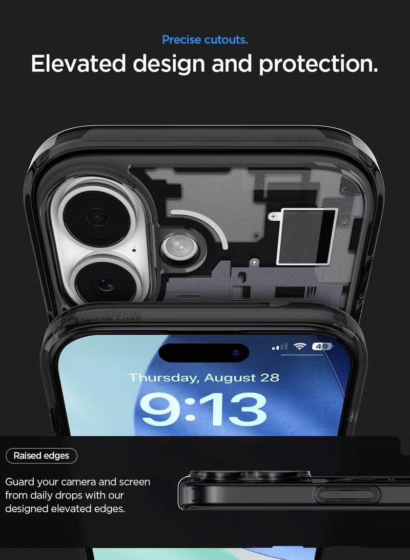 Ultra Hybrid MagFit iPhone 17 Case Cover with MagSafe (2025) - Zero One Black