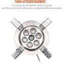 Toby’s Gas Stove-02 – 18000W Titanium Alloy Portable Picnic & Camping Stove