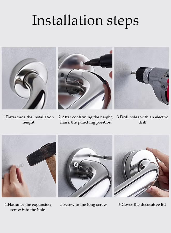 Stainless Steel Bathroom Grab Bar