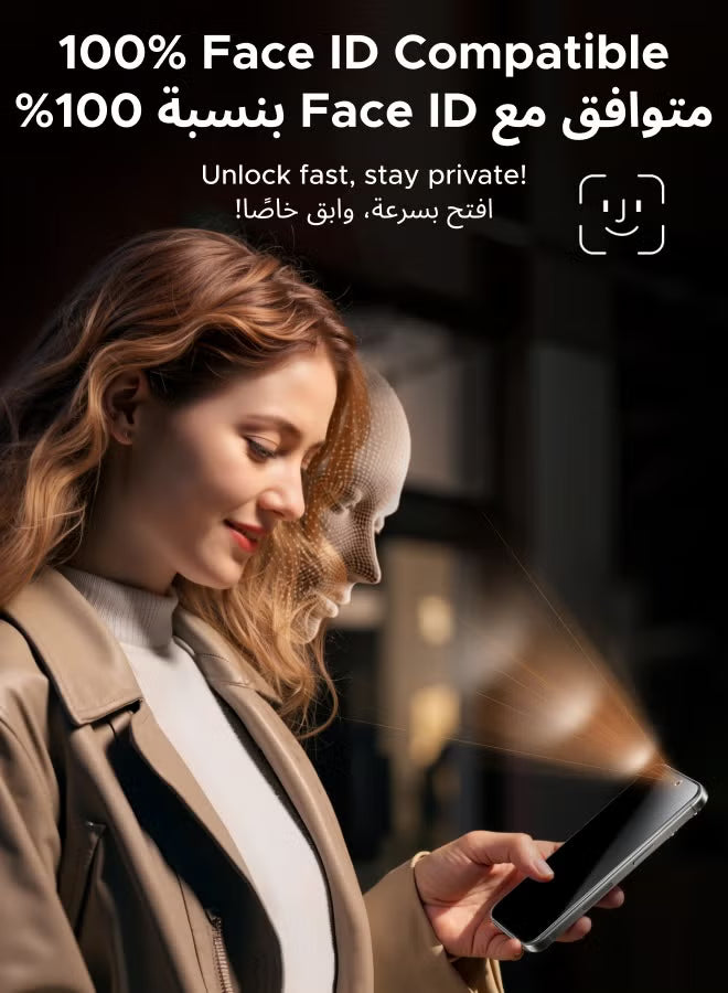 2-Pack for iPhone 17 Pro Max Privacy Screen Protector, 9H Hardness, 28° Blocks Views, Anti-spy Tempered-Glass Support Face ID with Easy Installation Tool, Case Friendly, Scratch Resistant -