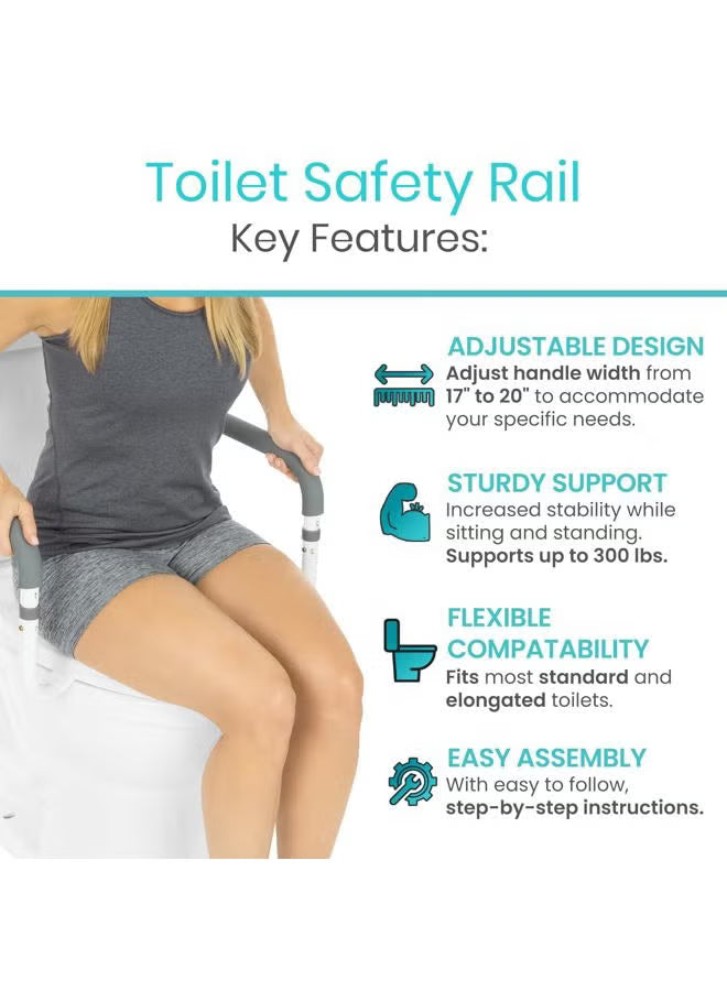 Toilet Safety Rail – Adjustable Grab Bar
