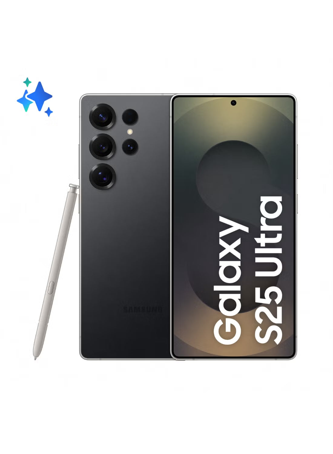 Galaxy S25 Ultra AI Dual SIM Titanium Black 12GB RAM 512GB 5G - Middle East Version