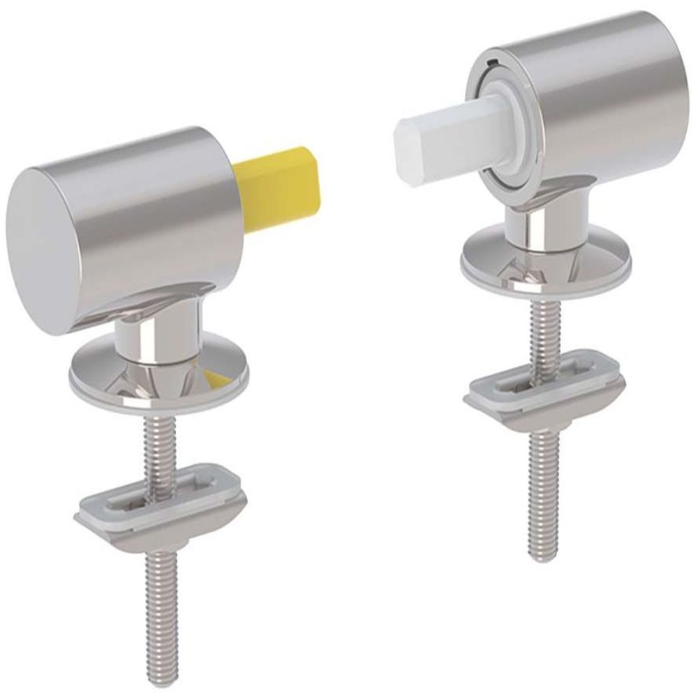 Geberit Set Of Hinges For Wc Seat Front Fastening Soft-closing Mechanism