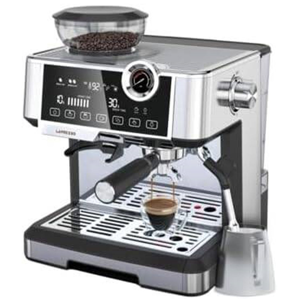 Lepresso Coffee Machine With Coffee Grinder Adjustable Grind Setting