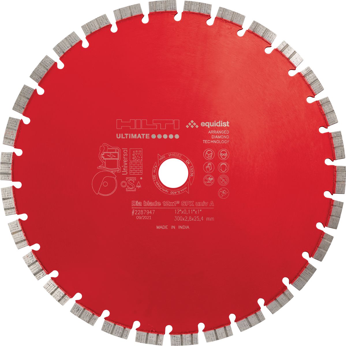 SPX Universal A Diamond Blade for Battery Cut-off Saws