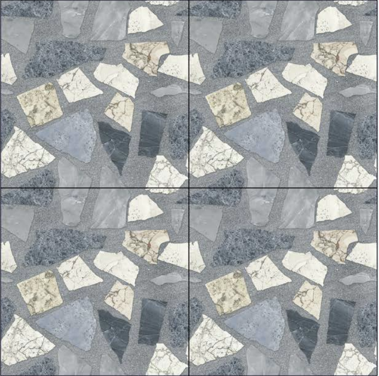 Grey Mosaic Outdoor Tile 7034 400×400×16mm