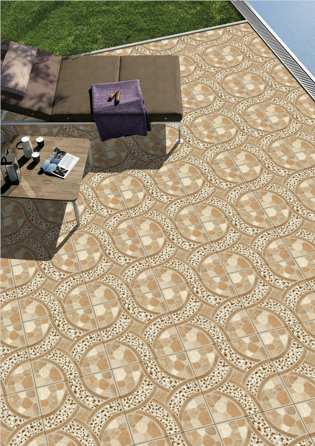 Terracotta Mosaic Outdoor Tile 2201 400×400×16mm