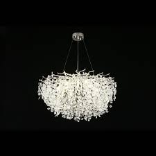 Pendant Light 8093C-800 Aluminum+Crystal CH