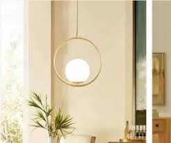 Silver E14 Pendant Light