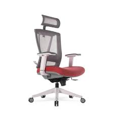 Office Chair A963 Grey And Red