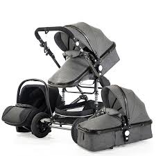 3 In 1 Luxury Foldable Baby Stroller