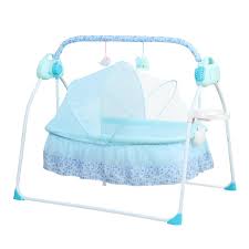 Foldable Baby Cribs Swing Colorful