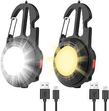 Cob Rechargeable Keychain Light