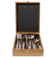 Sg Stainless Steel Cutlery Set W/storage